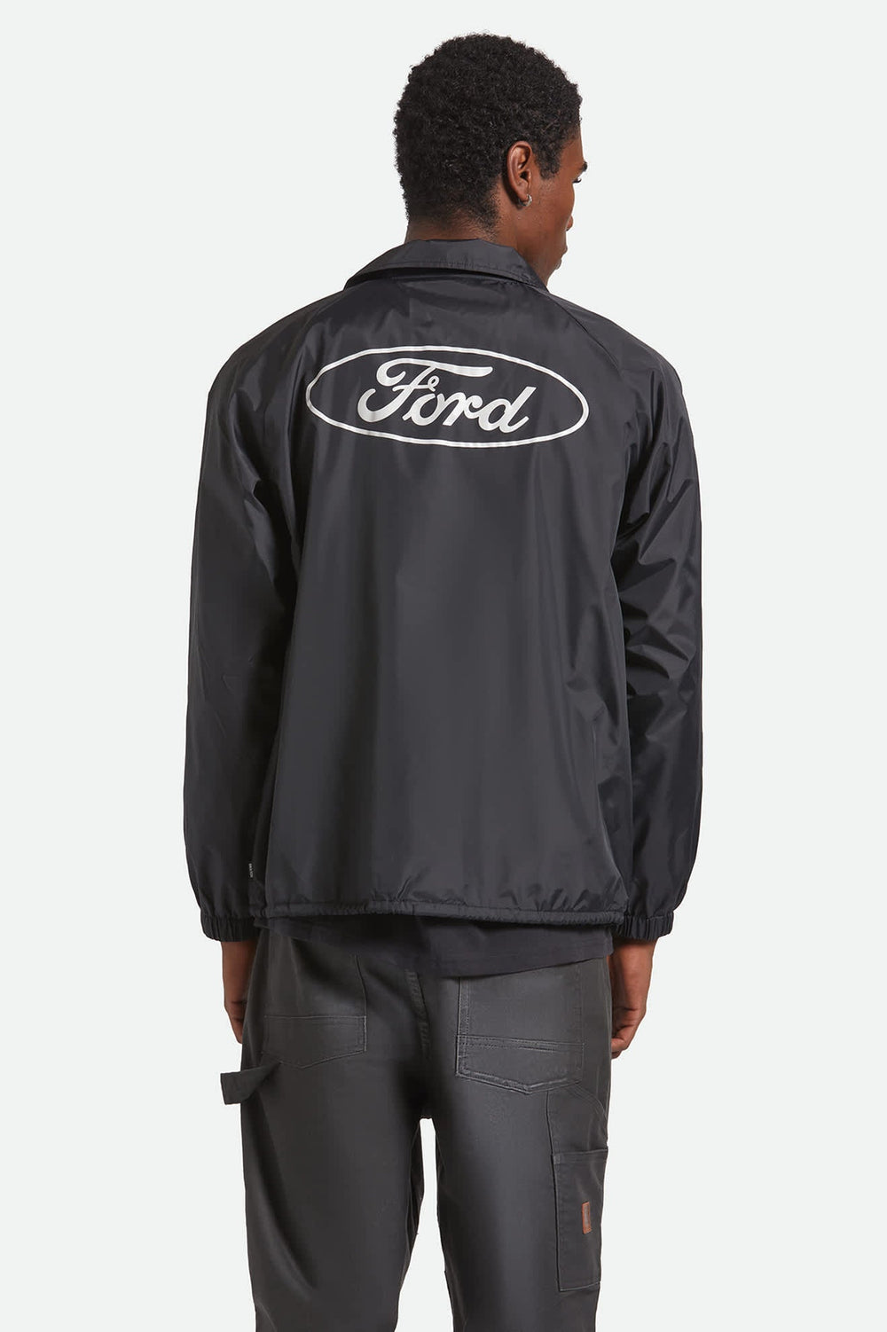 Men's Ford Built Tough Windbreaker in Burnt Rubber