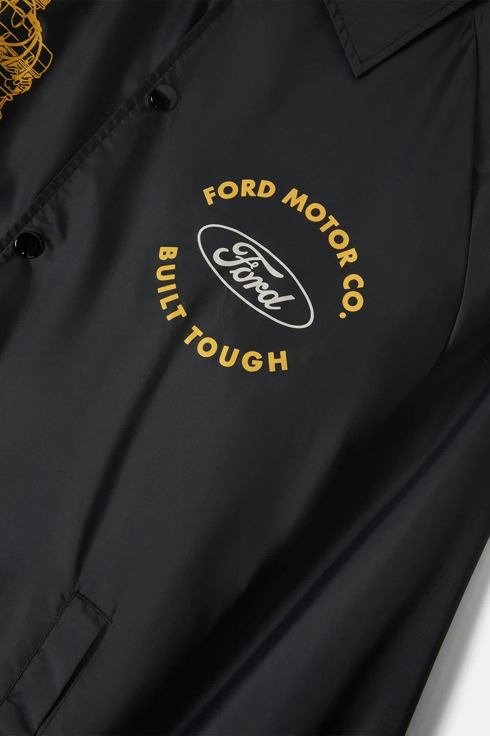 Men's Ford Built Tough Windbreaker in Burnt Rubber