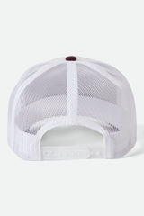 Unisex Genuine Quality Netplus Trucker Hat in Off White/Port