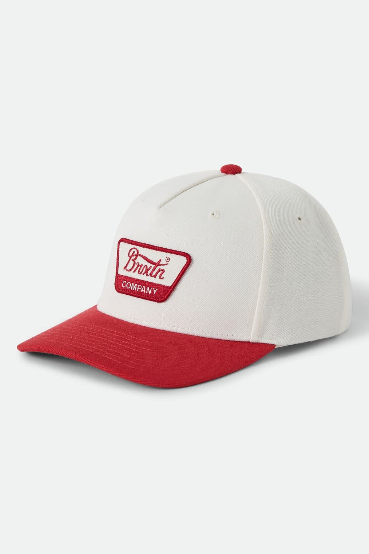 Unisex Linwood Netplus Snapback in Crimson/Off White
