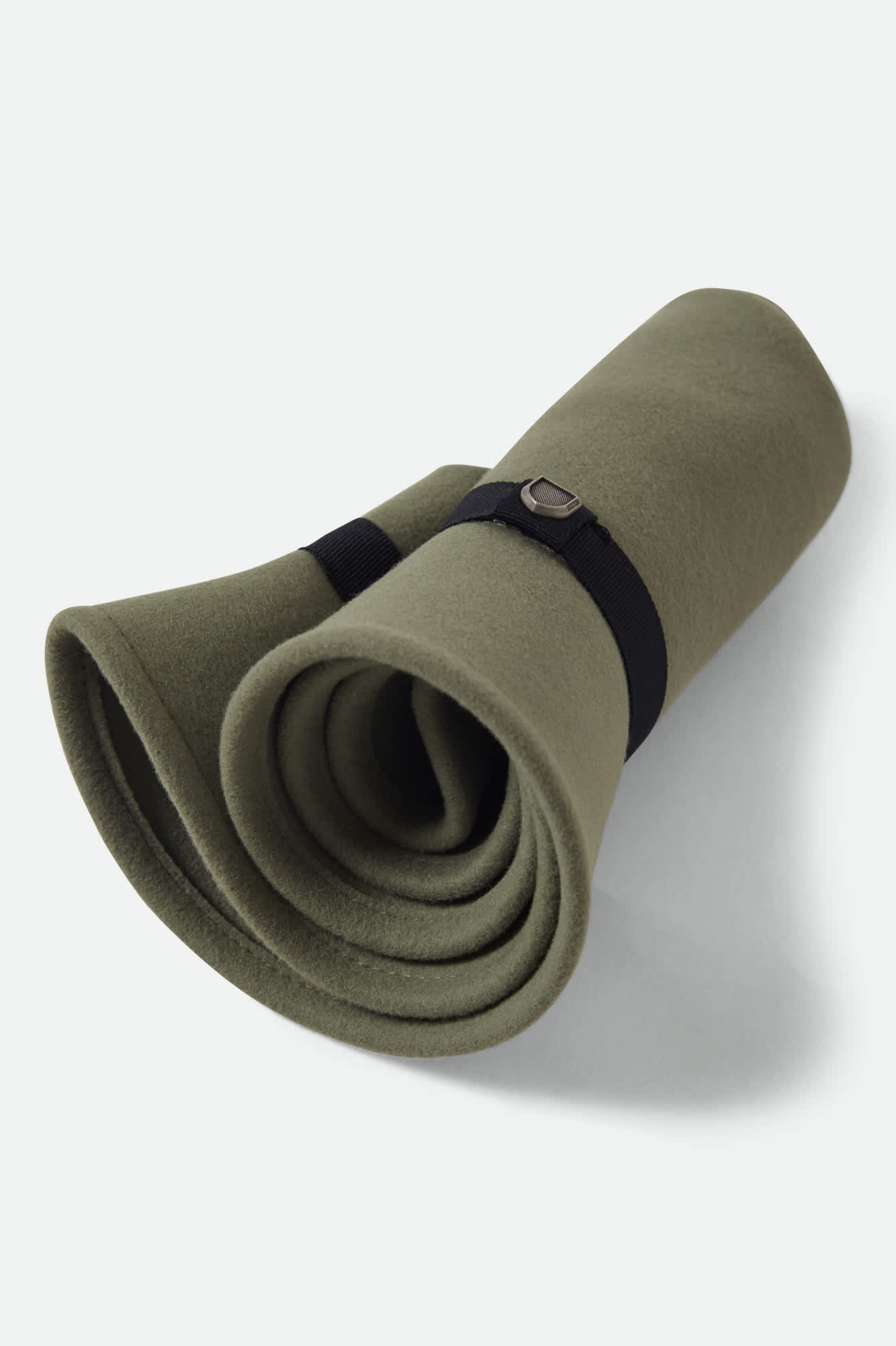 Unisex Messer Packable Fedora in Olive Surplus/Black