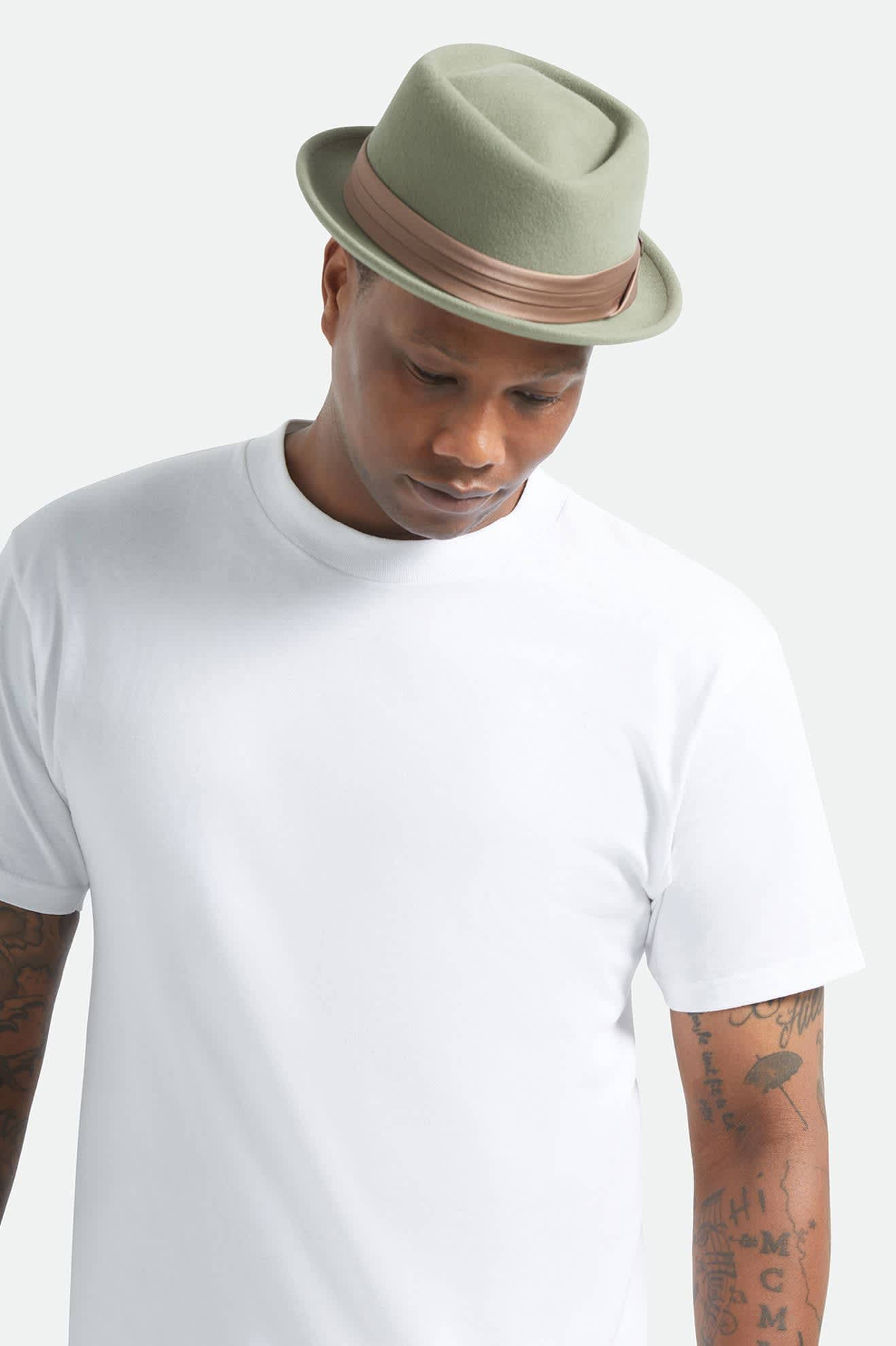 Unisex Stout Pork Pie in Olive Surplus/Bronze