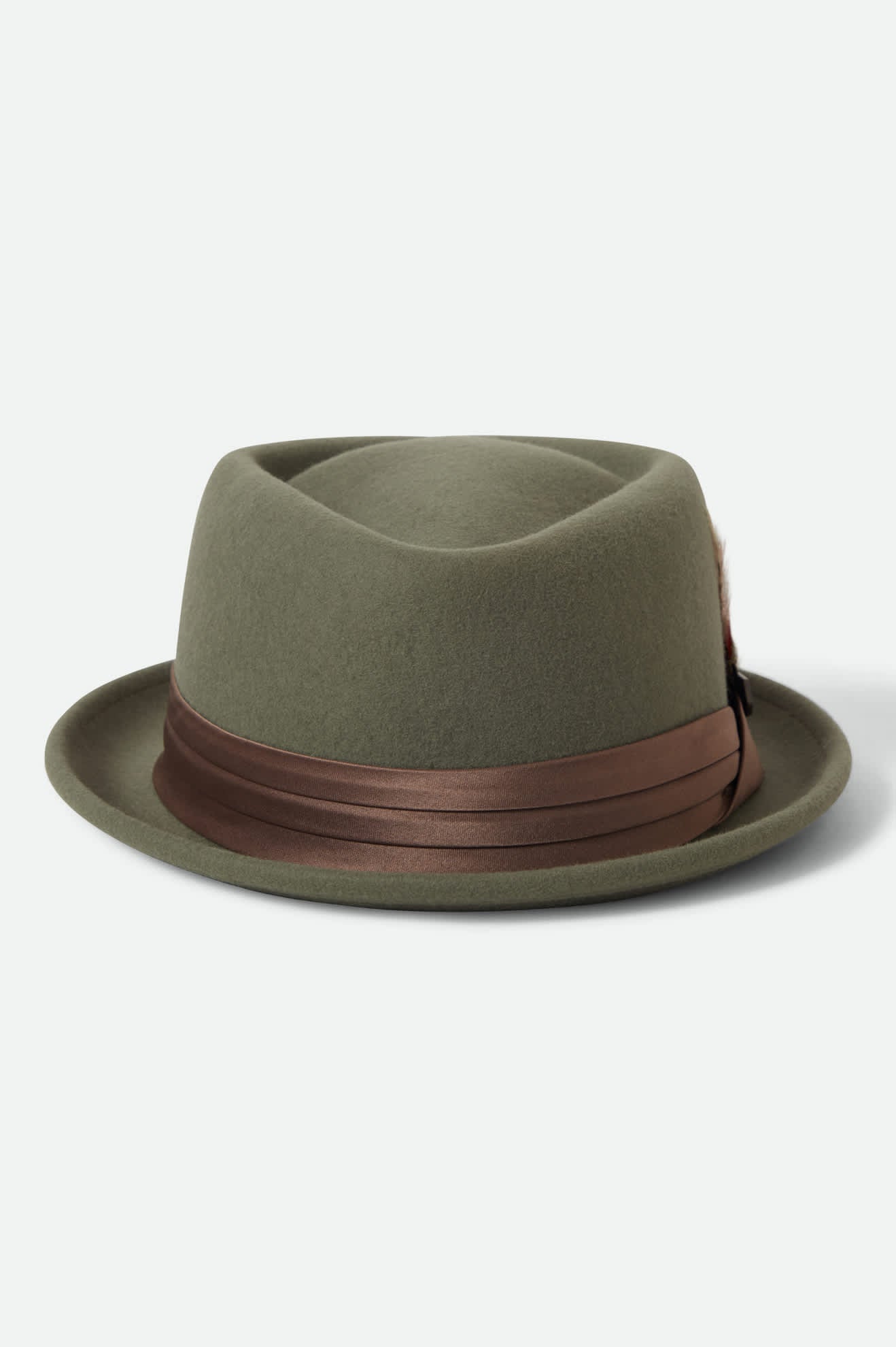Unisex Stout Pork Pie in Olive Surplus/Bronze
