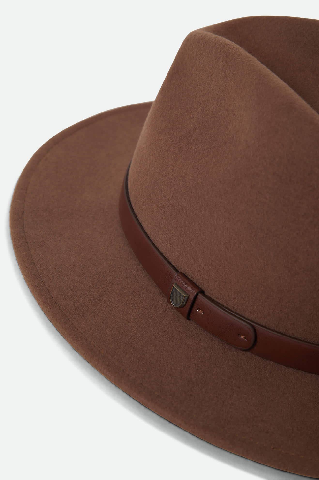 Unisex Messer Fedora in Pinecone Brown