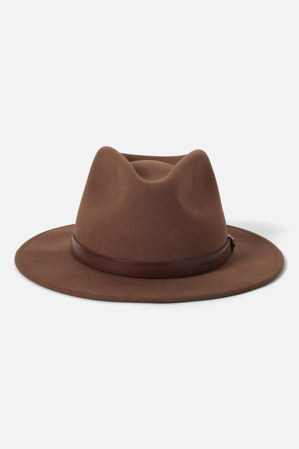Unisex Messer Fedora in Pinecone Brown