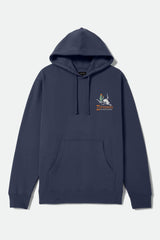 Men's Barren Hoodie in Washed Navy