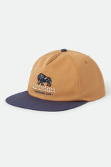 Unisex Drifter Netplus Snapback in Brown Sugar/Navy