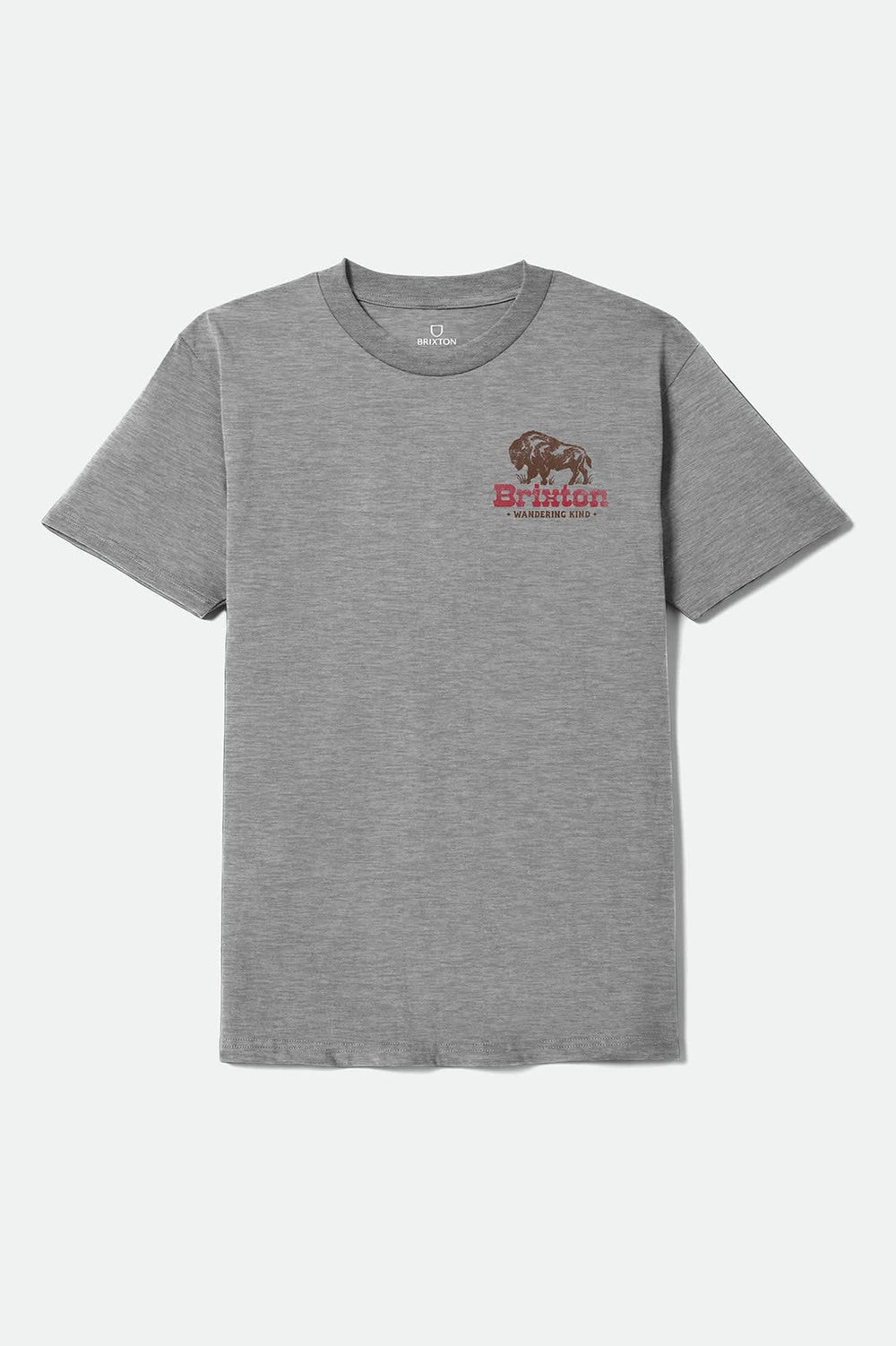 Men's Drifter Short Sleeve Standard T-Shirt in Heather Grey