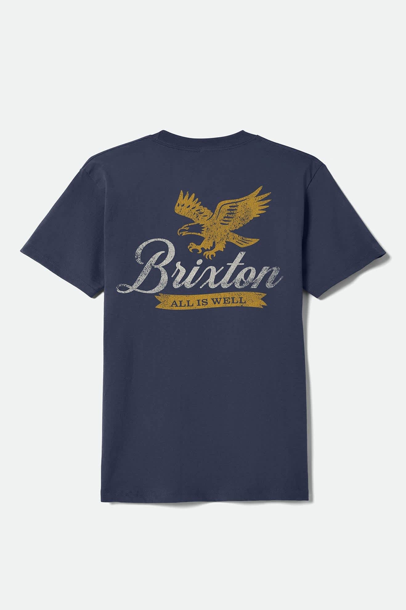 Men's Well Short Sleeve Standard T-Shirt in Navy