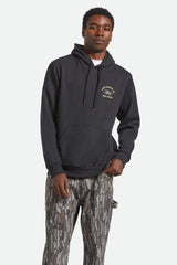 Men's Ford Built Tough Fleece Hoodie in Burnt Rubber