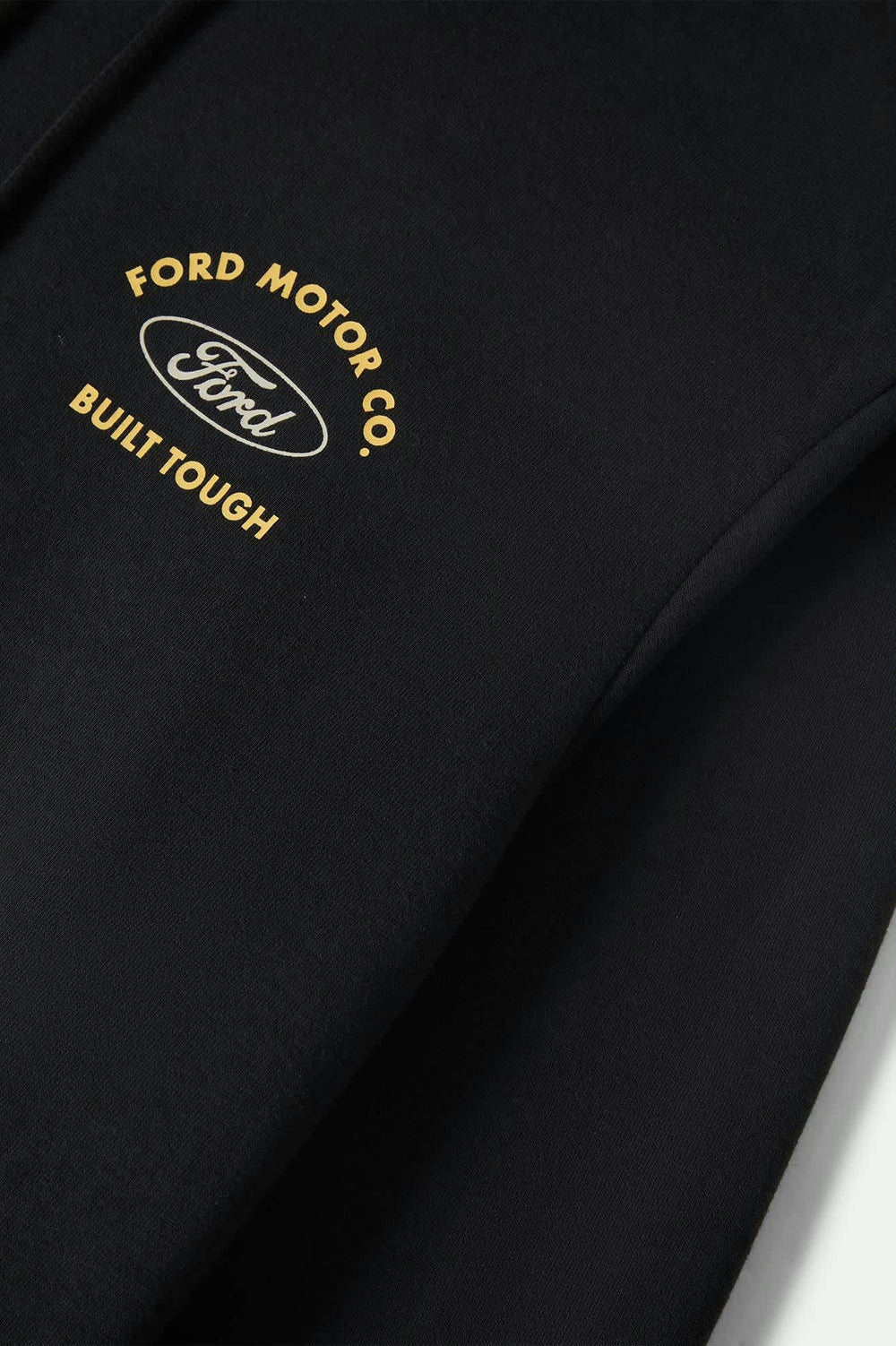 Men's Ford Built Tough Fleece Hoodie in Burnt Rubber