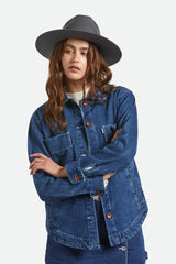 Unisex Hawkins WTHR GUARD™ Cowboy Hat in Asphalt/Brown