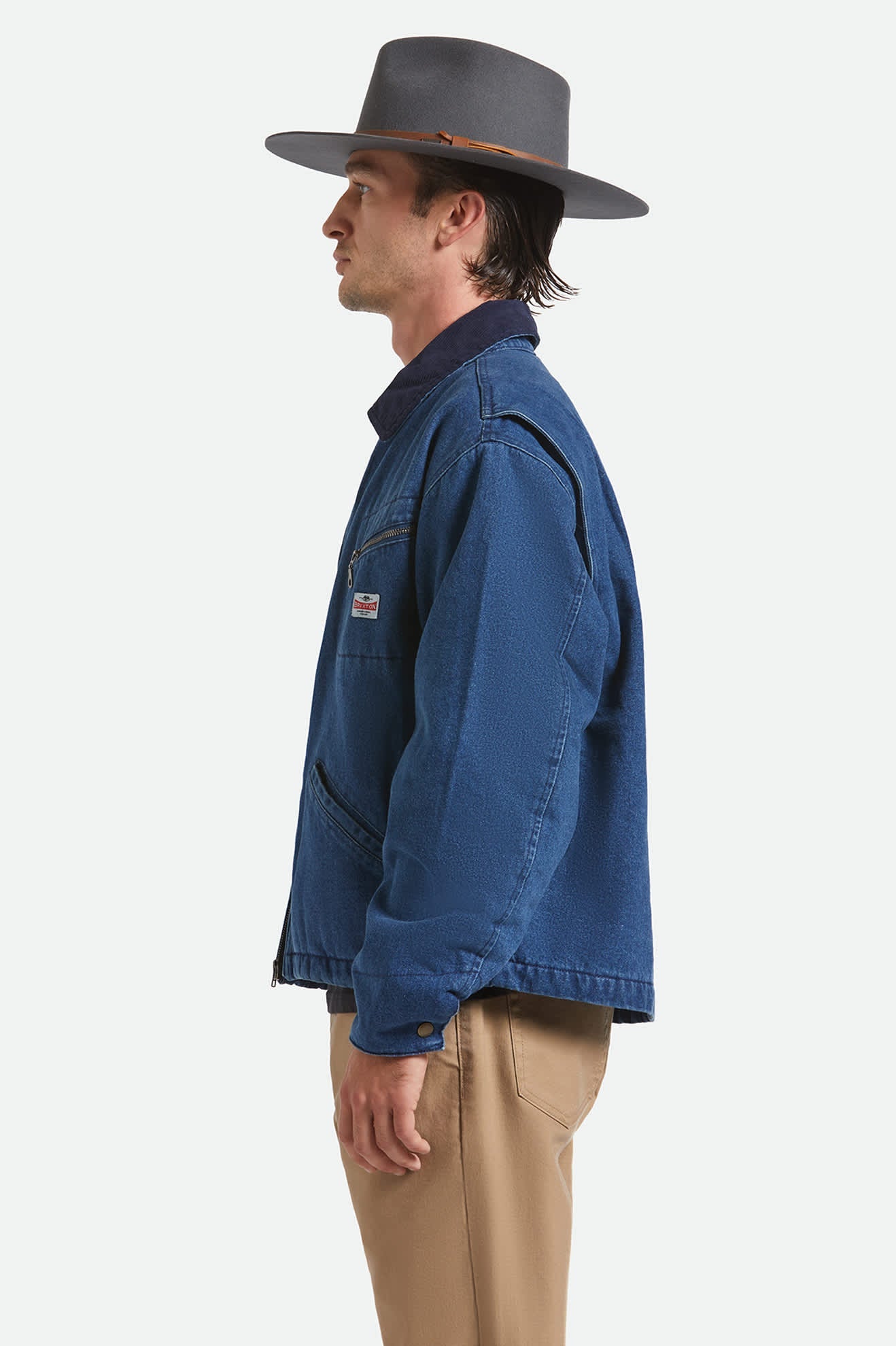 Unisex Hawkins WTHR GUARD™ Cowboy Hat in Asphalt/Brown