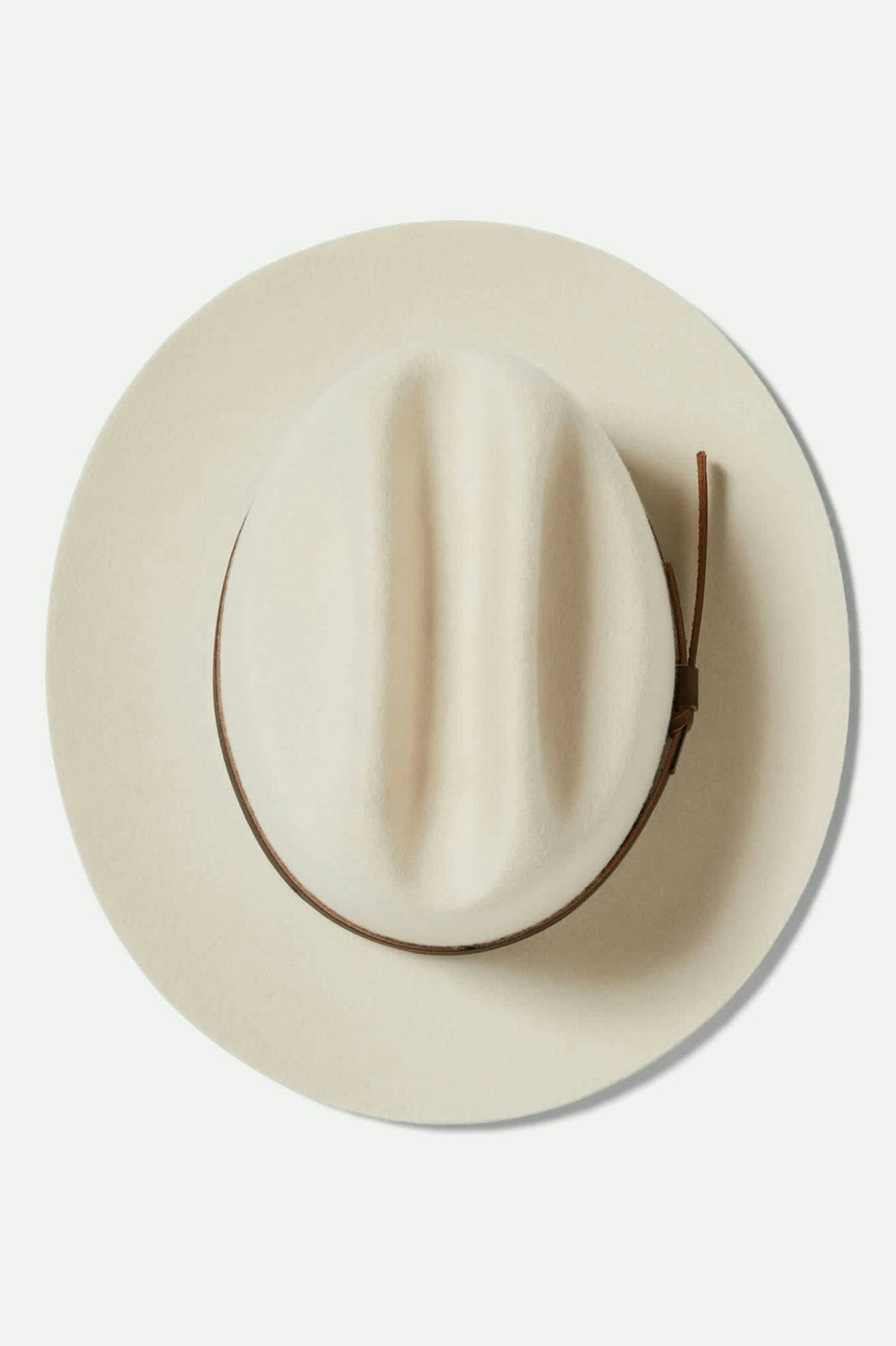 Unisex Hitch Ranch Fedora in Off White