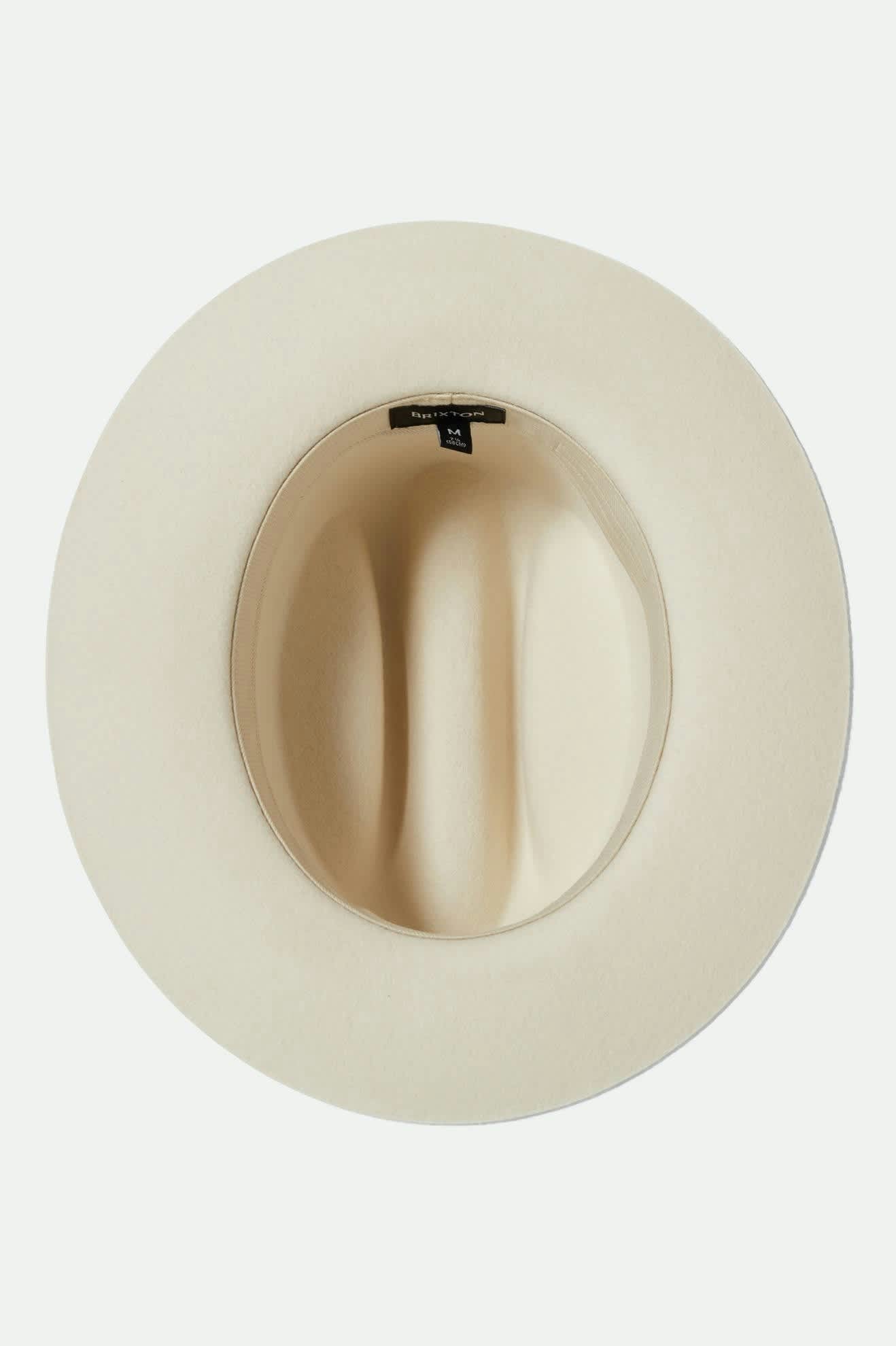 Unisex Hitch Ranch Fedora in Off White