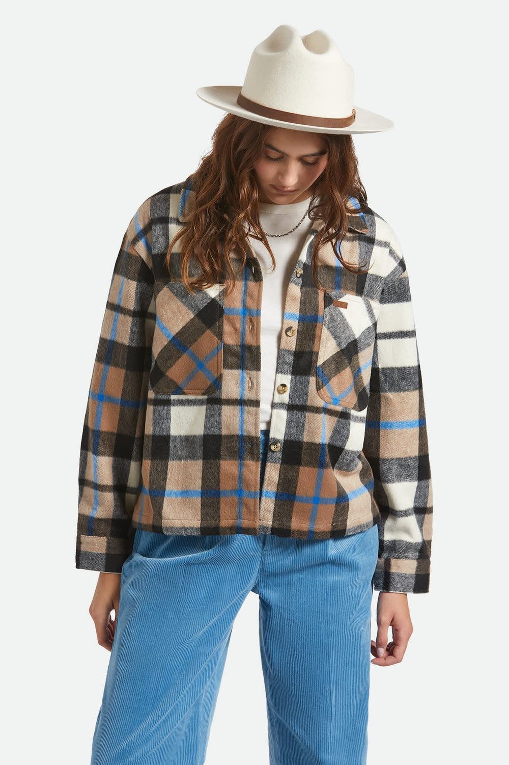 Unisex Hitch Ranch Fedora in Off White