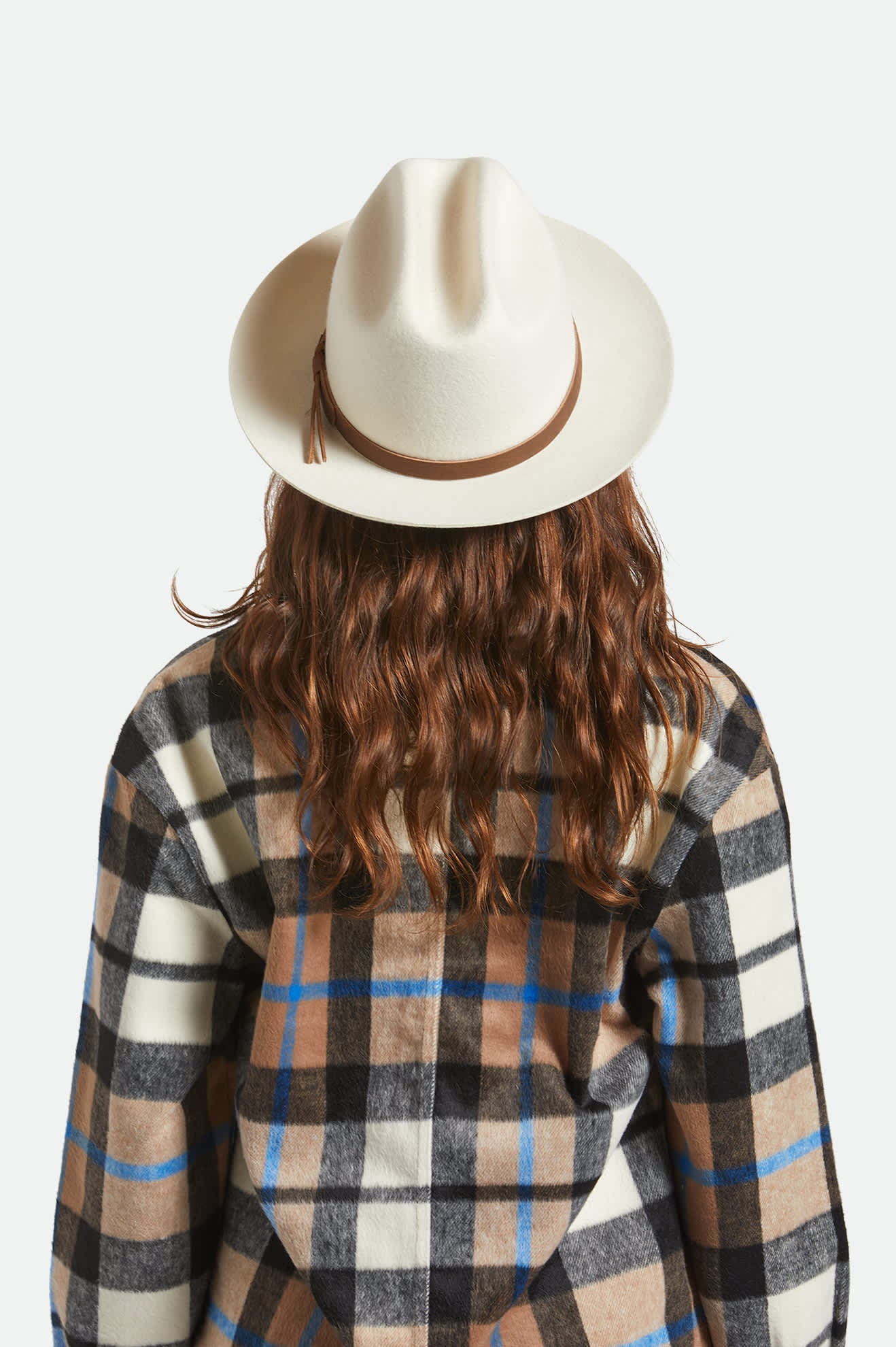 Unisex Hitch Ranch Fedora in Off White