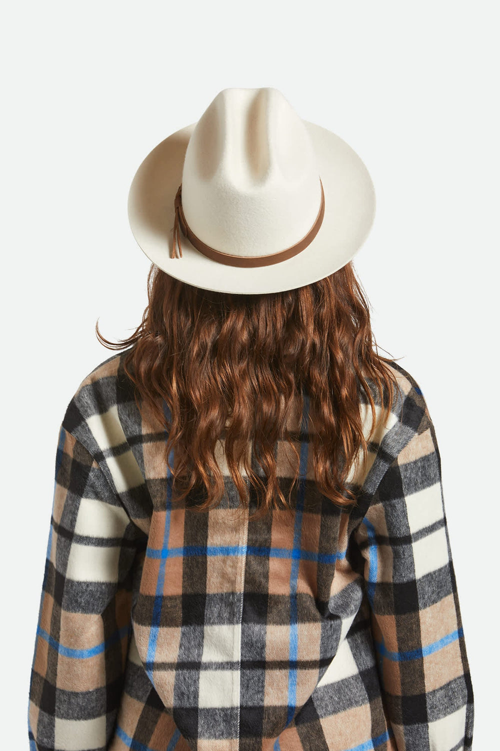 Unisex Hitch Ranch Fedora in Off White