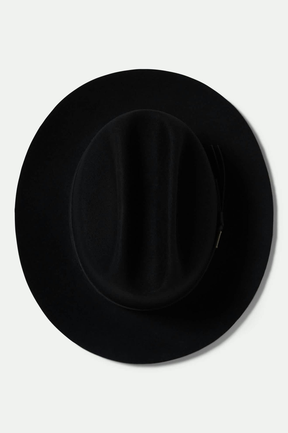 Unisex Hitch Ranch Fedora in Black/Black