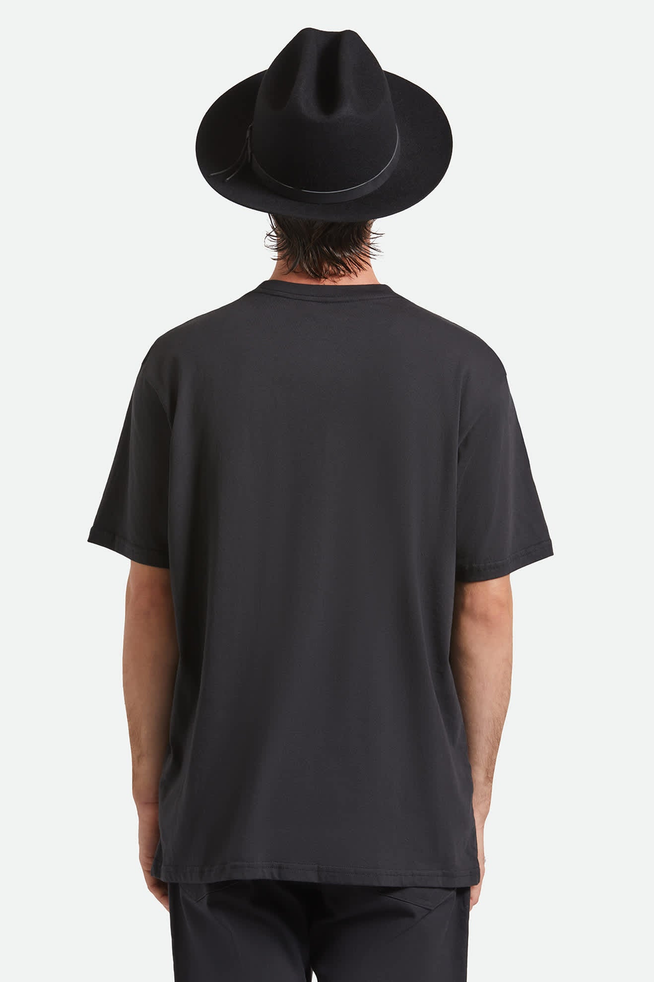 Unisex Hitch Ranch Fedora in Black/Black