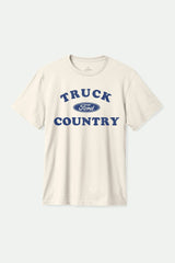 Men's Ford Truck Country Short Sleeve Standard T-Shirt in Wimbledon White