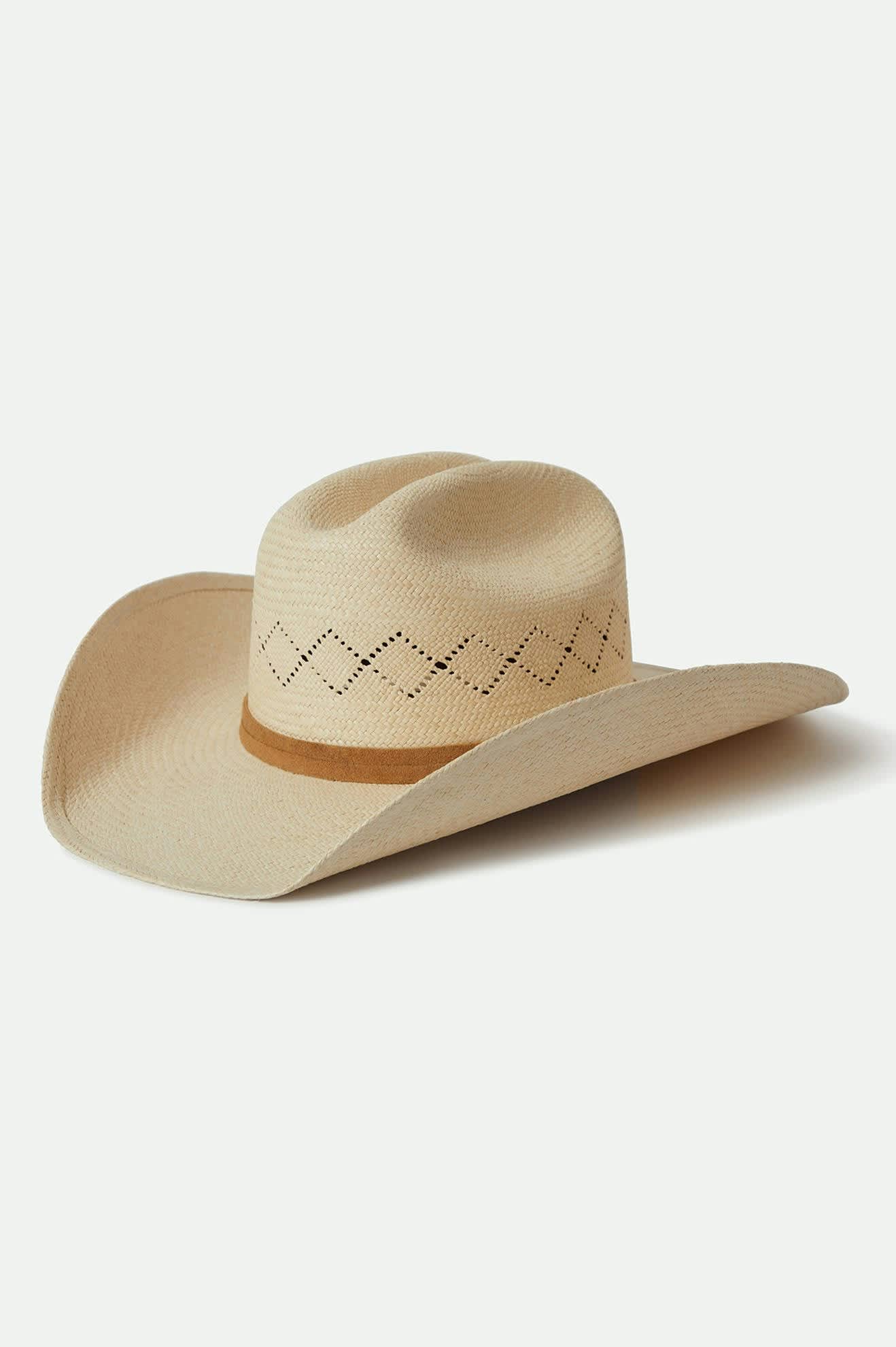 Unisex Laredo Panama Straw Cowboy Hat in Catalina Sand