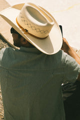 Unisex Laredo Panama Straw Cowboy Hat in Catalina Sand