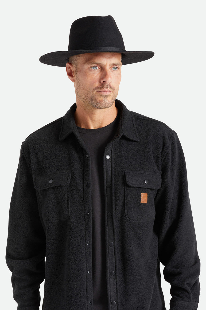 Unisex Cohen Cowboy Hat in Black