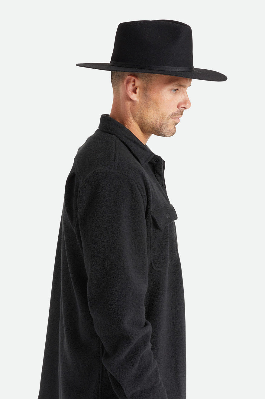 Unisex Cohen Cowboy Hat in Black