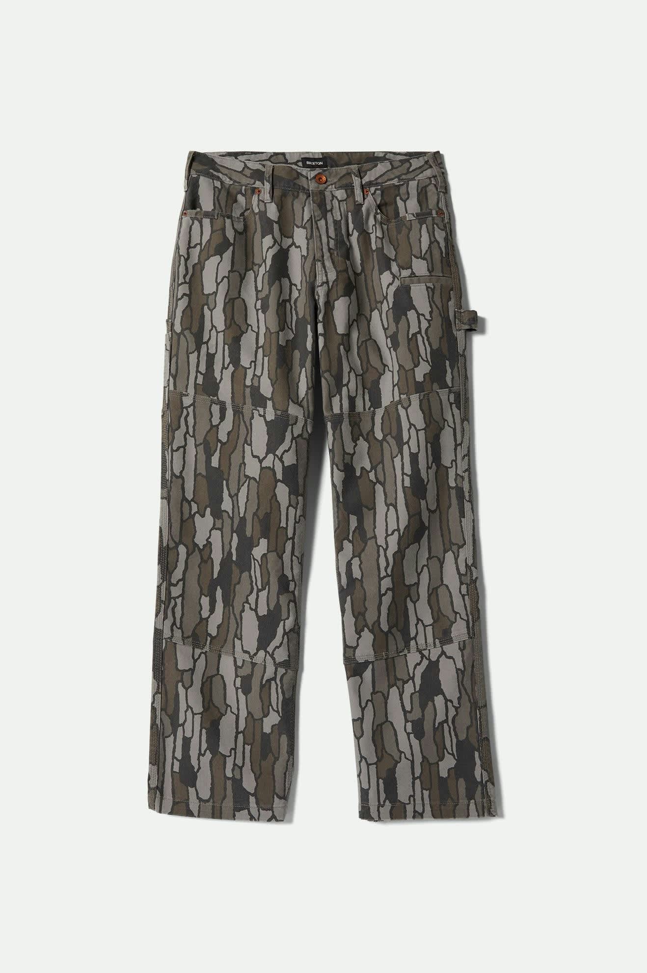 Men's Builders Carpenter Stretch Pant in Bark Camo