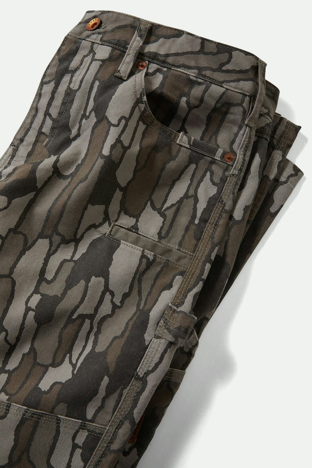 Men's Builders Carpenter Stretch Pant in Bark Camo