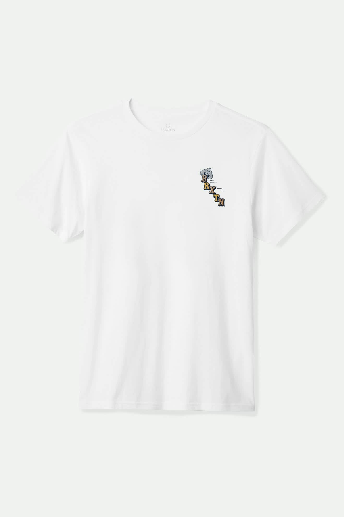 Men's Buck Club Short Sleeve Standard T-Shirt in White
