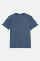 Men's Buck Club Short Sleeve Standard T-Shirt in Harbor Blue