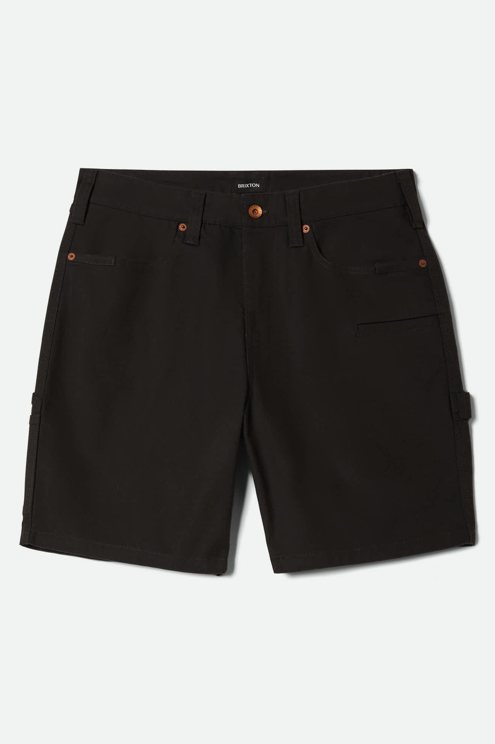 Men's Builders Carpenter Baggy Short in Washed Black