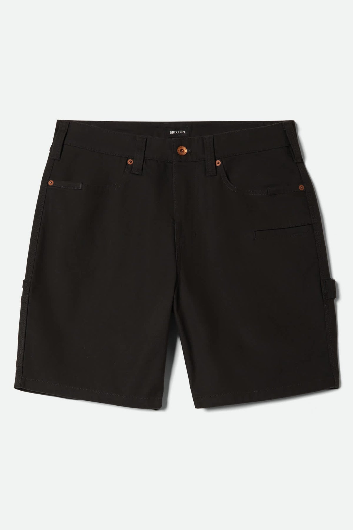 Men's Builders Carpenter Baggy Short in Washed Black