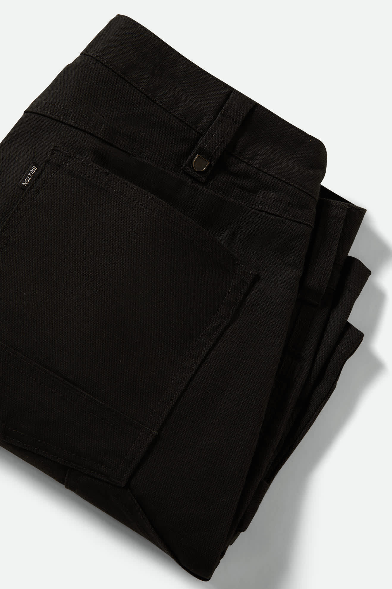 Men's Builders Carpenter Baggy Short in Washed Black