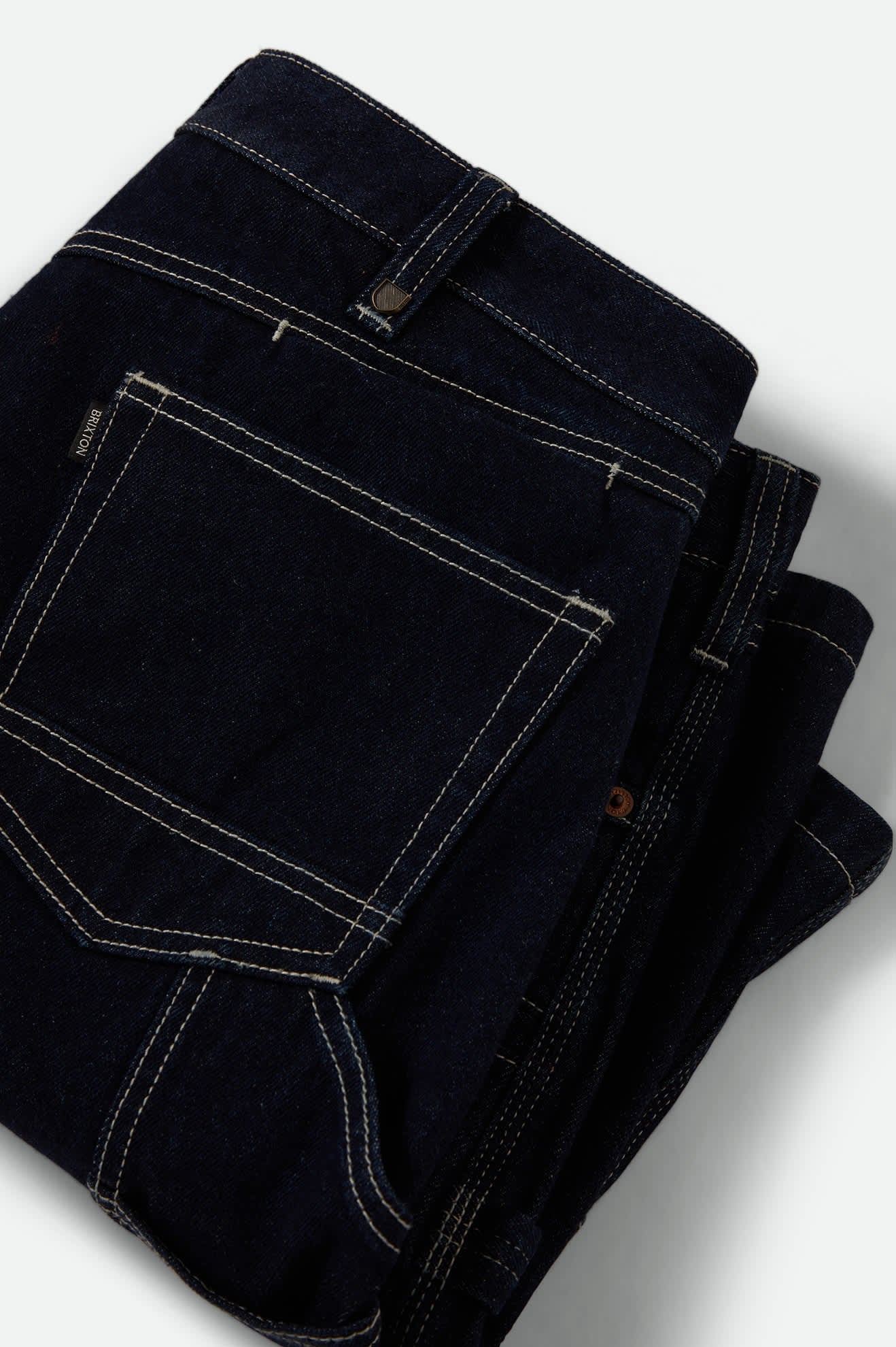 Men's Builders Carpenter Baggy Short in Rinse Denim