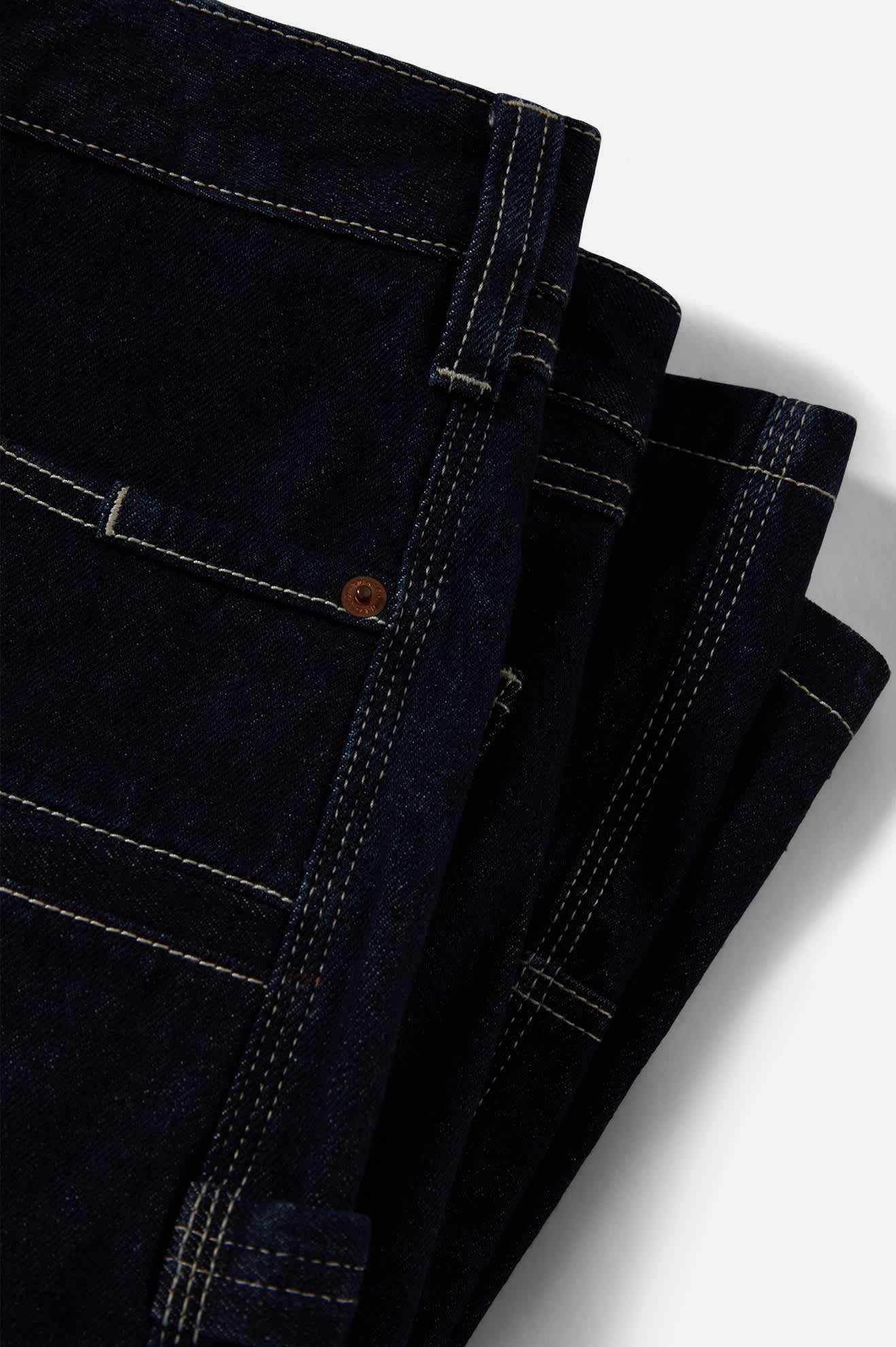 Men's Builders Carpenter Baggy Short in Rinse Denim