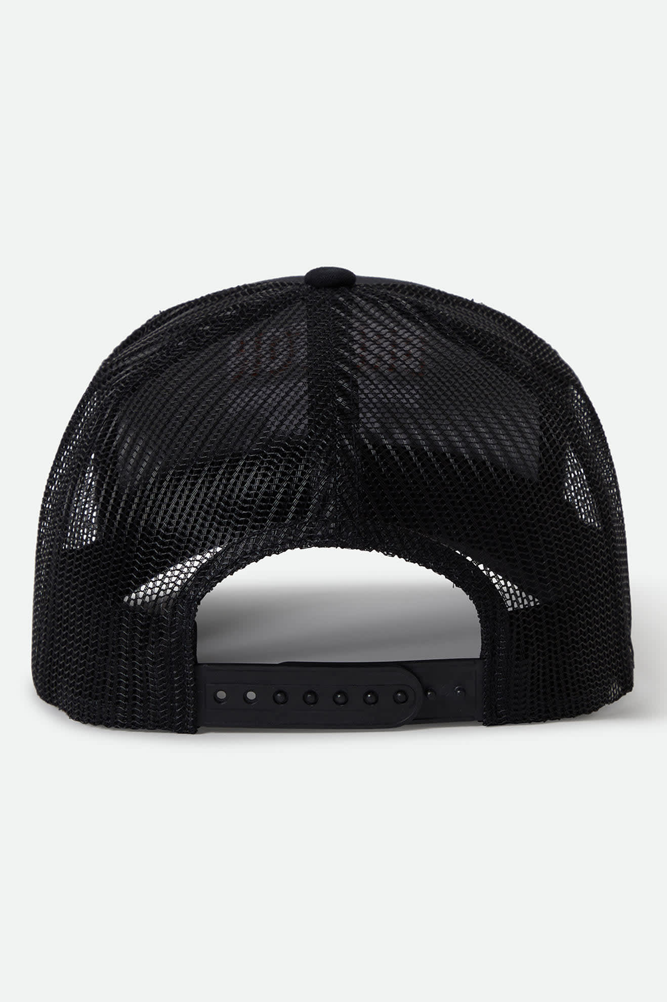 Unisex Redoubt Netplus Trucker Hat in Black/Black