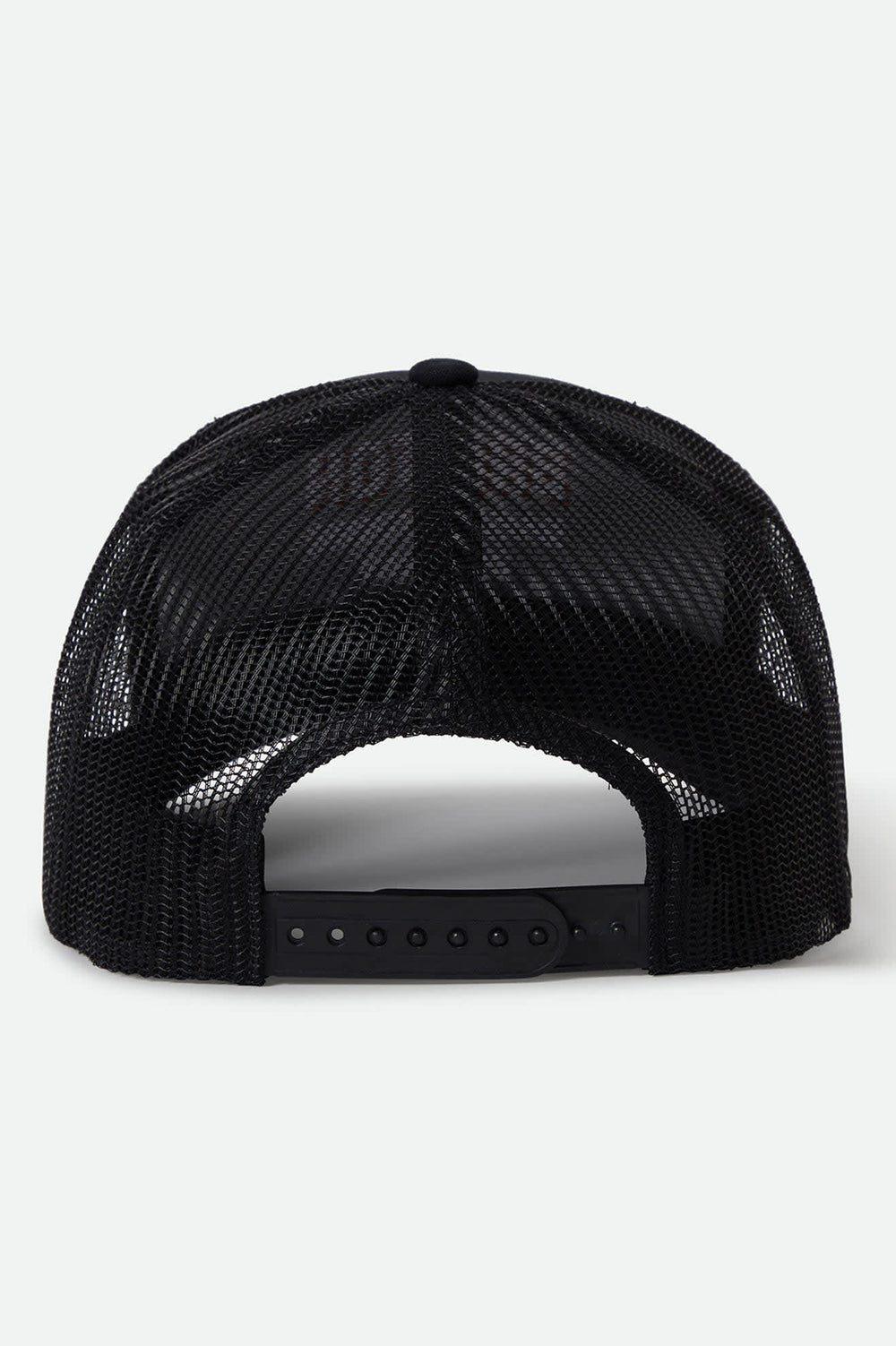 Unisex Redoubt Netplus Trucker Hat in Black/Black