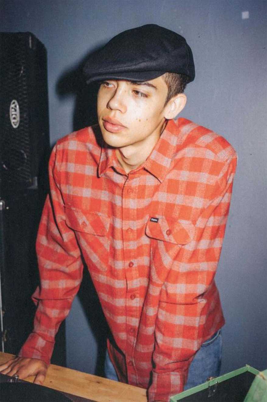 Unisex Hooligan Flat Cap in Grey/Black