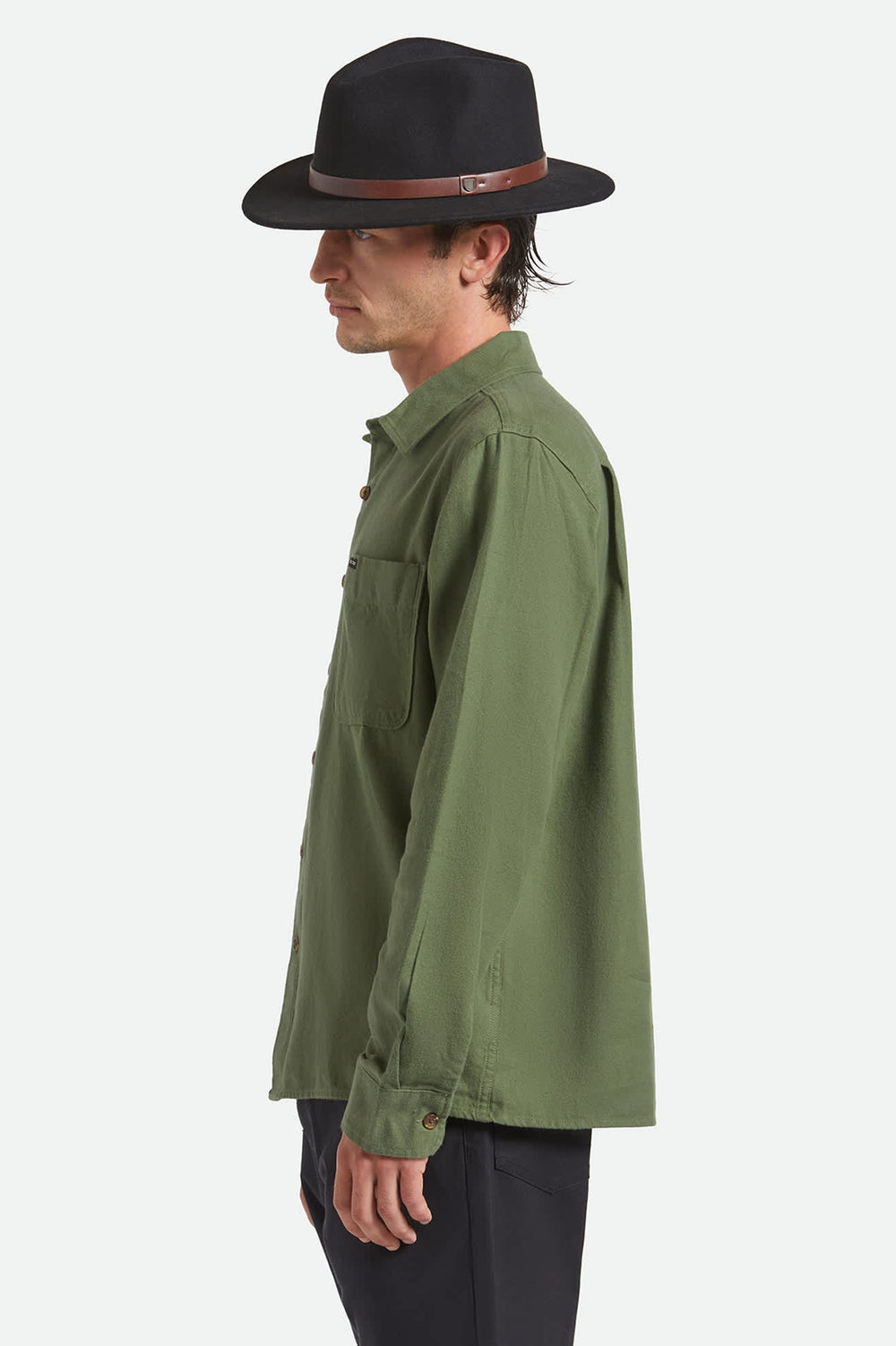 Unisex Messer Fedora in Black