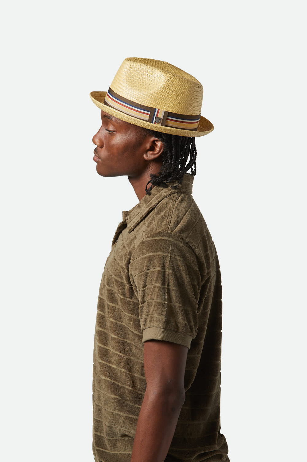 Unisex Castor Fedora in Tan