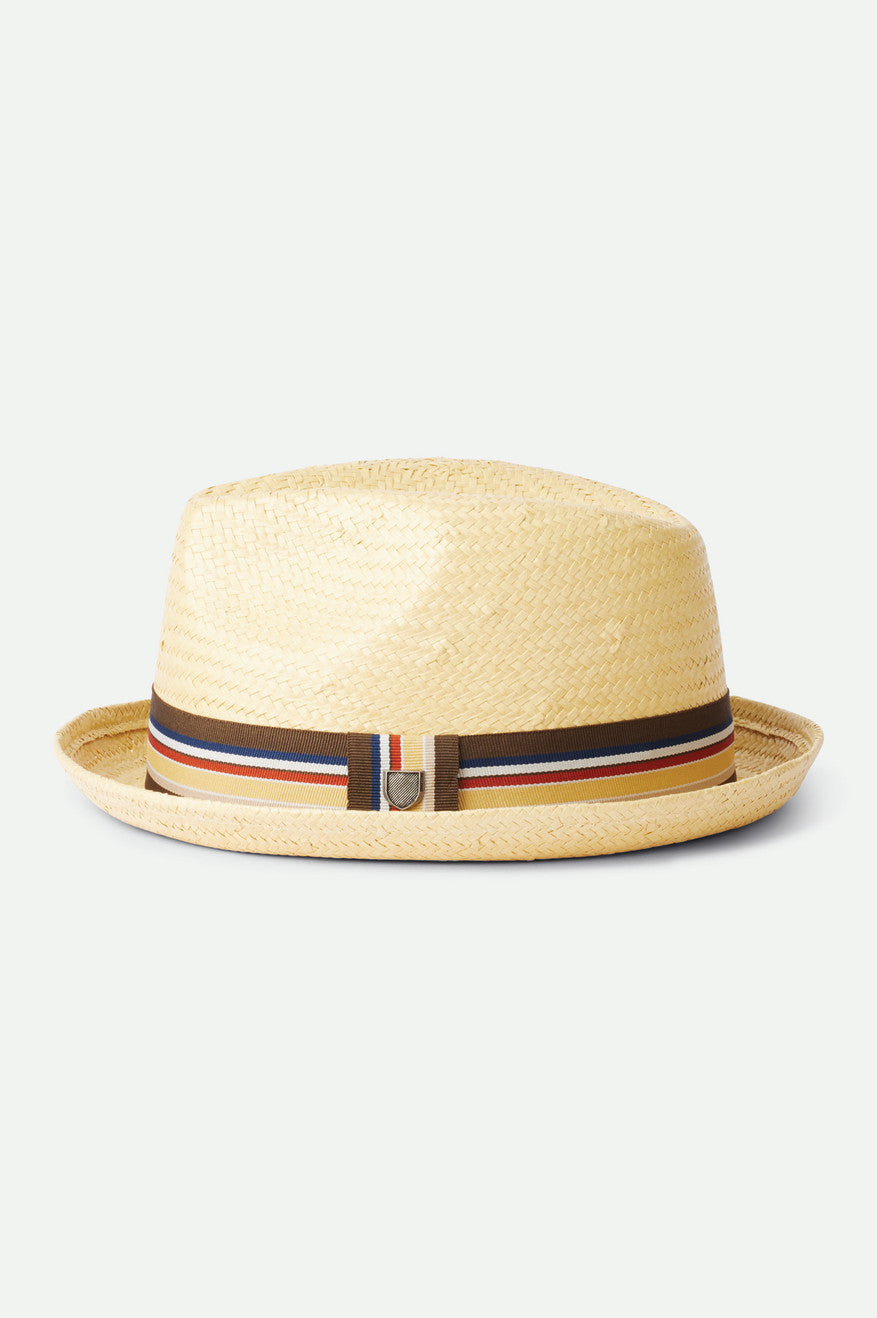 Unisex Castor Fedora in Tan