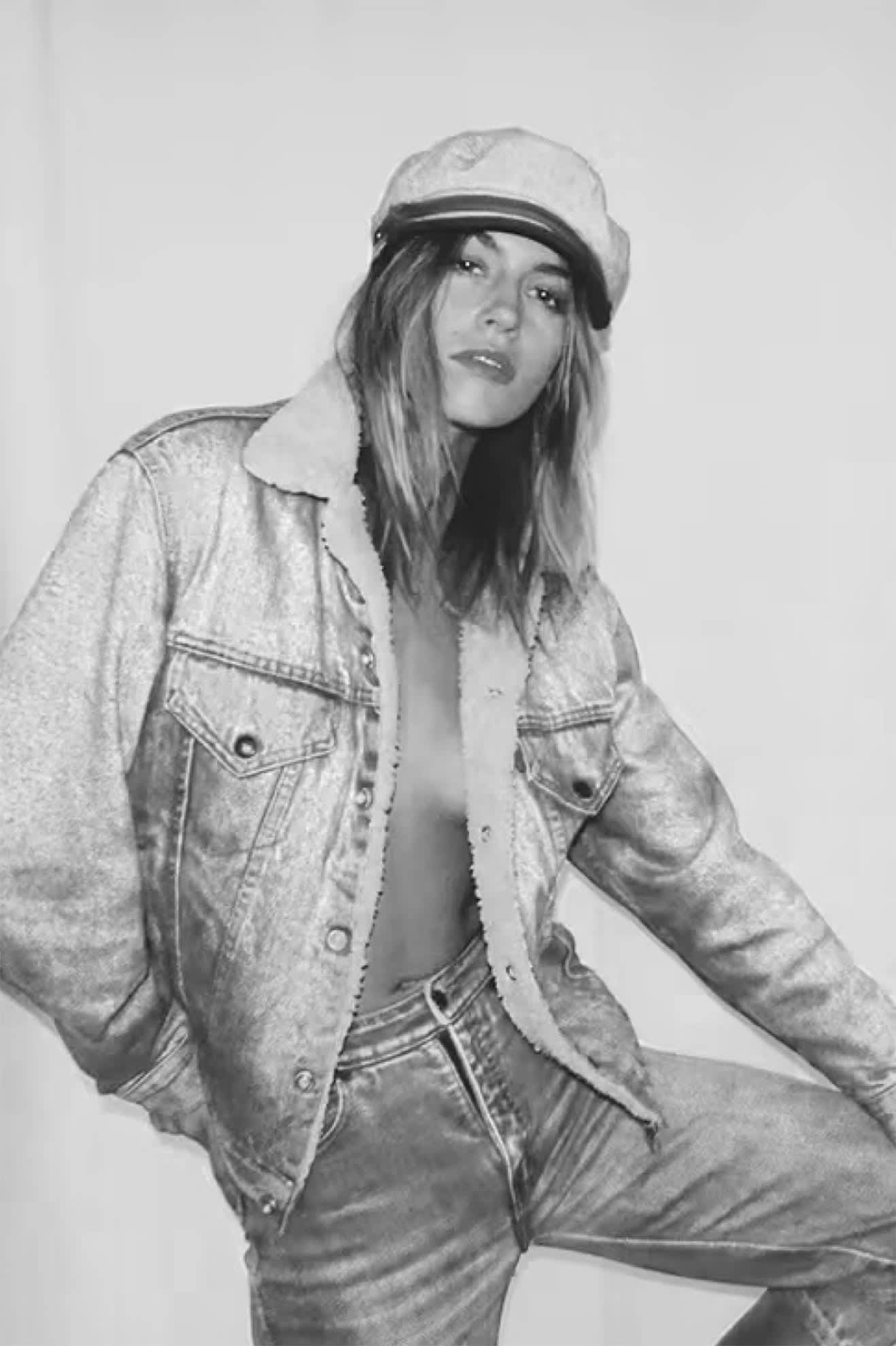 Unisex Fiddler Fisherman Cap in Black