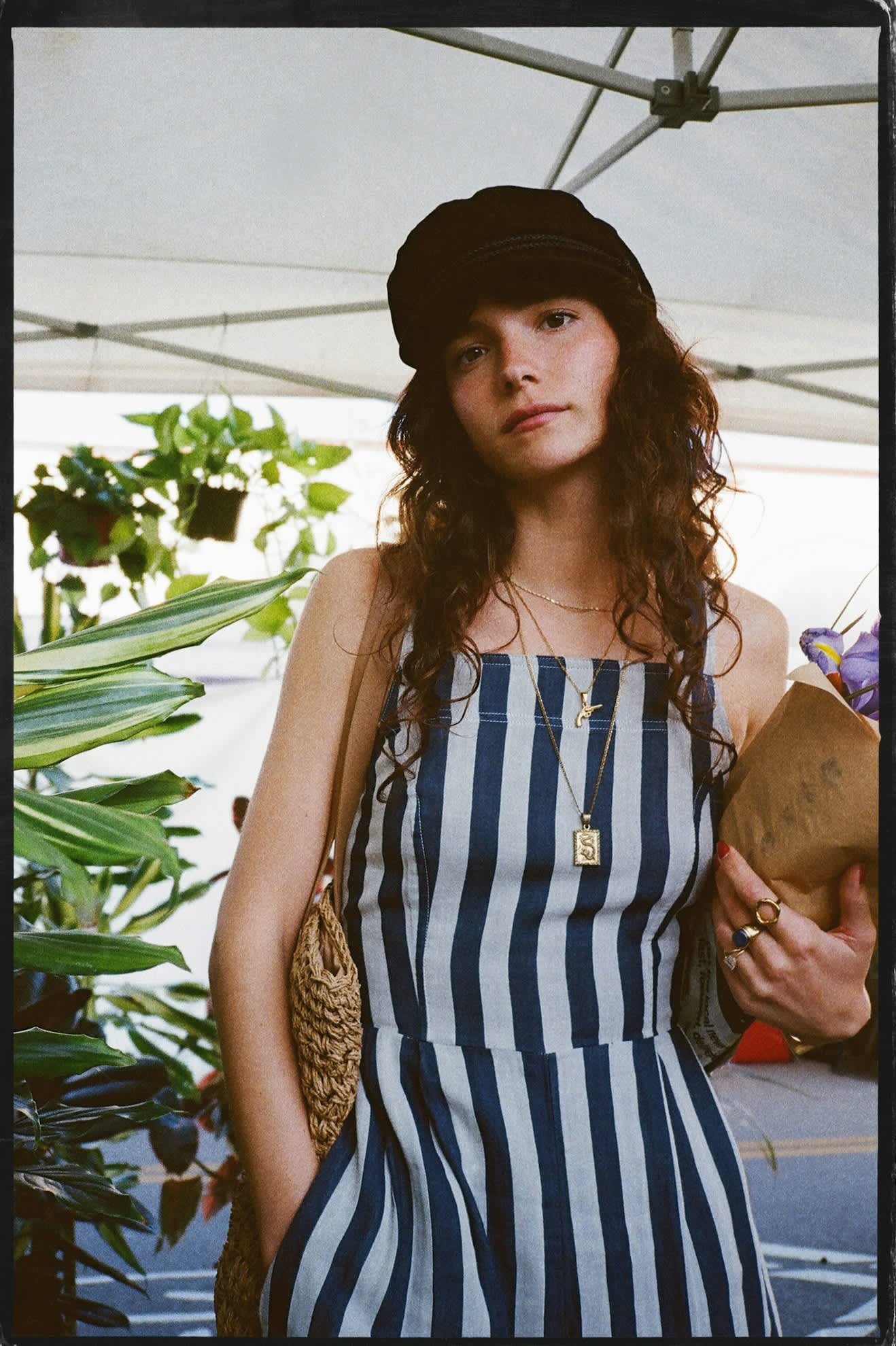 Unisex Fiddler Fisherman Cap in Black