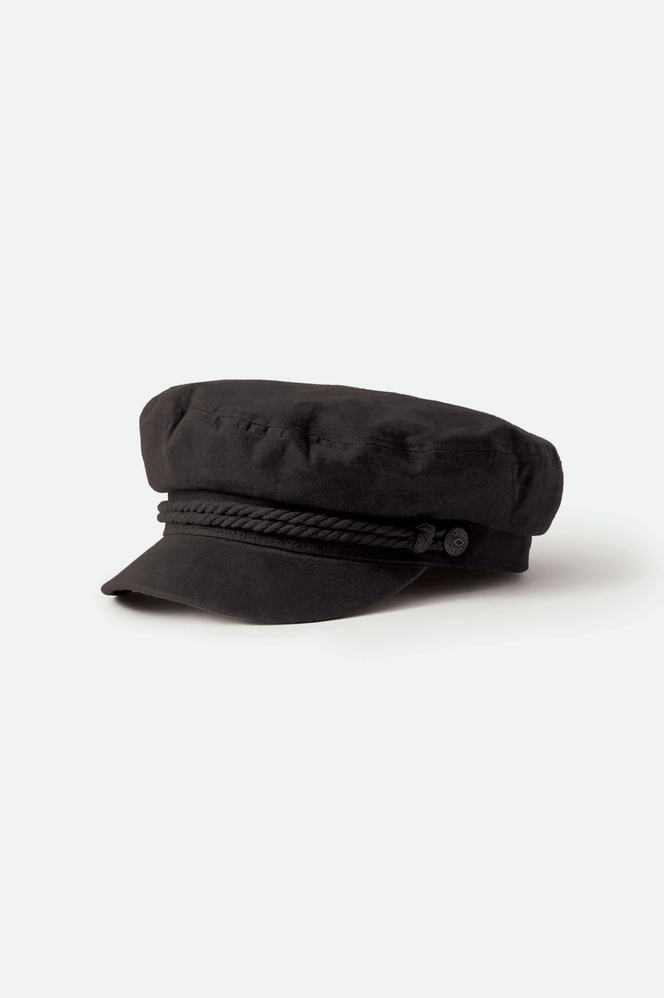 Unisex Fiddler Fisherman Cap in Black