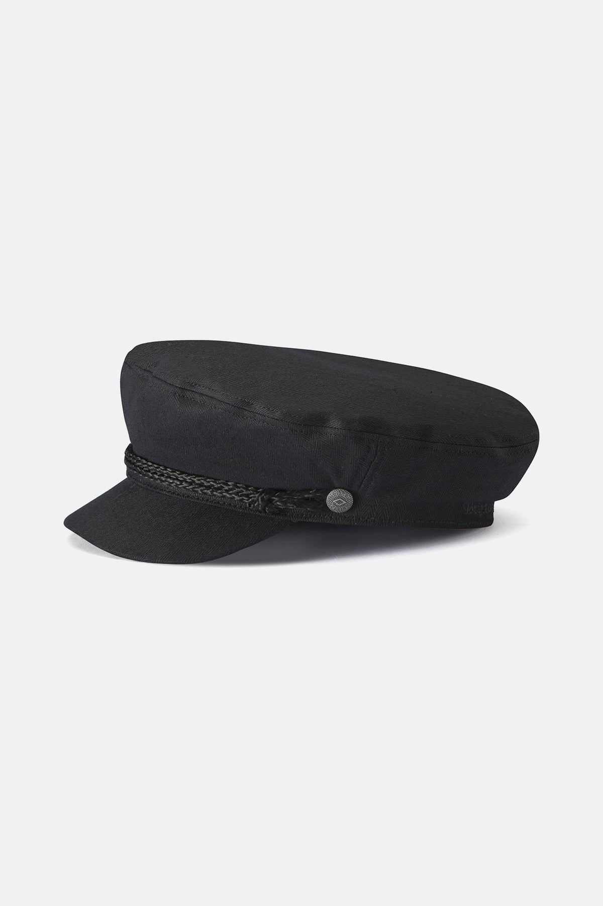 Unisex Fiddler Fisherman Cap in Black