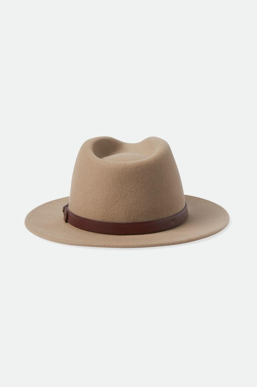 Unisex Messer Fedora in Sand