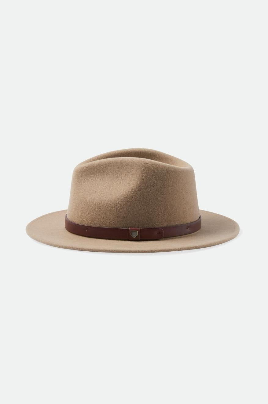 Unisex Messer Fedora in Sand